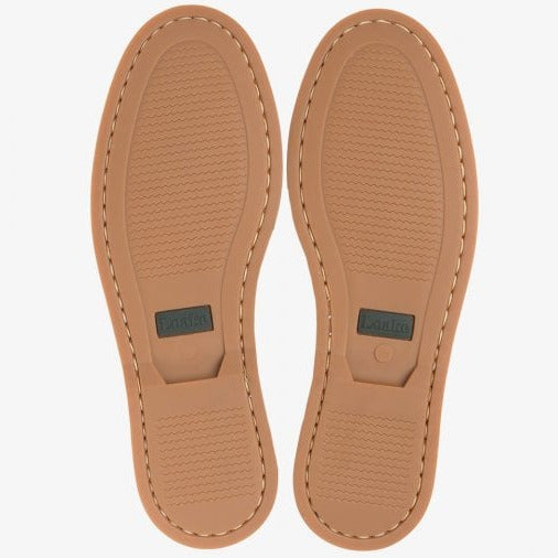 Mens Lymington Boat Shoe in Brown Waxy Leather