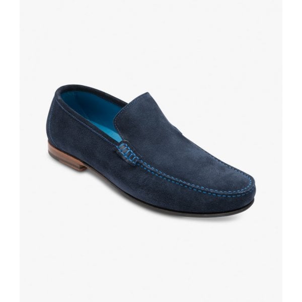 Mens Nicholson Shoe in Navy Suede