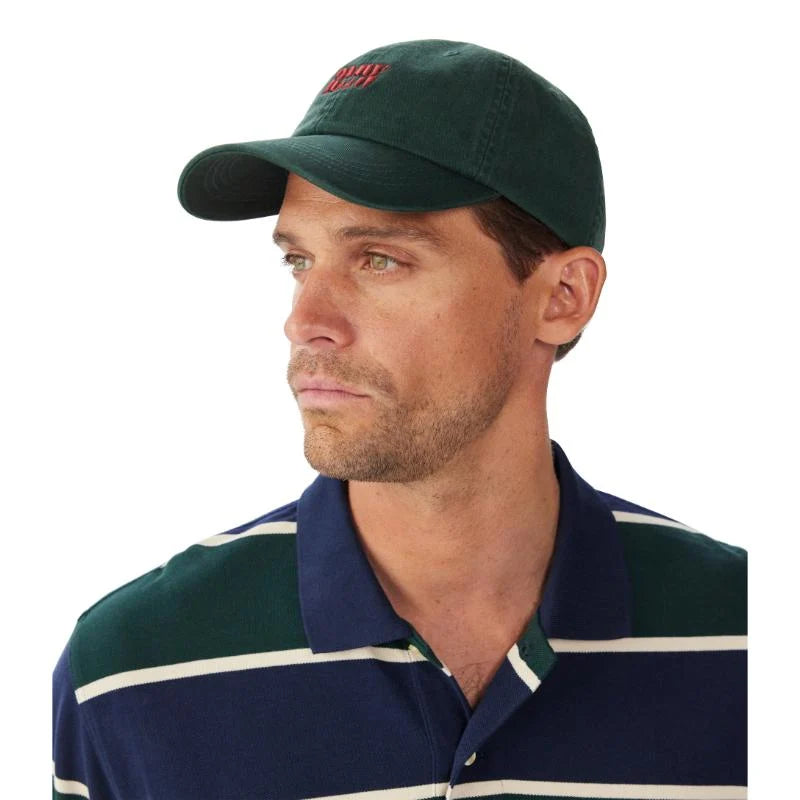 Branded Twill Cap In Pine