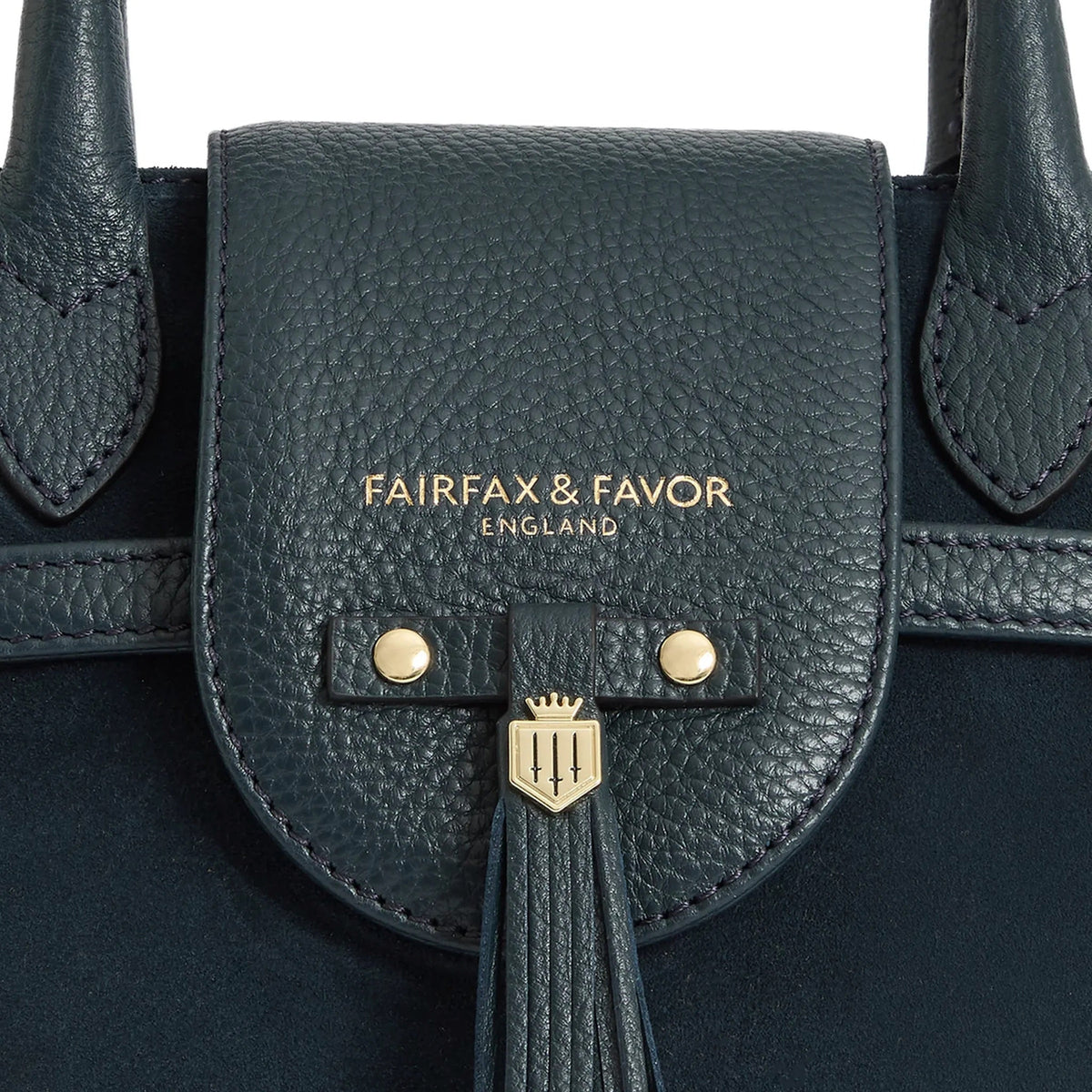 Mini Windsor Handbag in Teal Suede