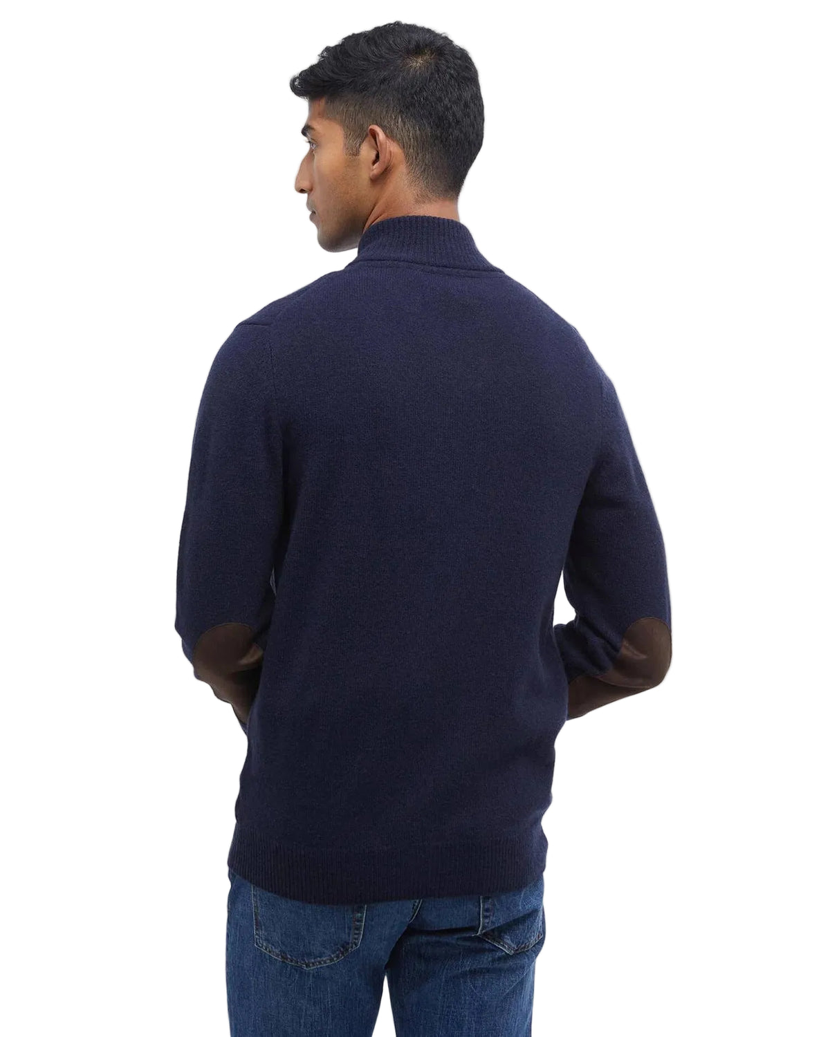 Essential Elbow-Patch Cardigan