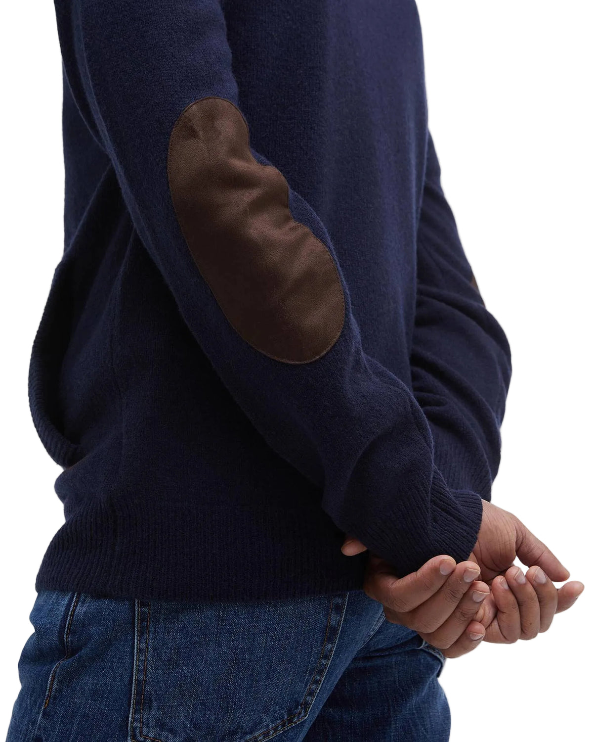 Essential Elbow-Patch Cardigan