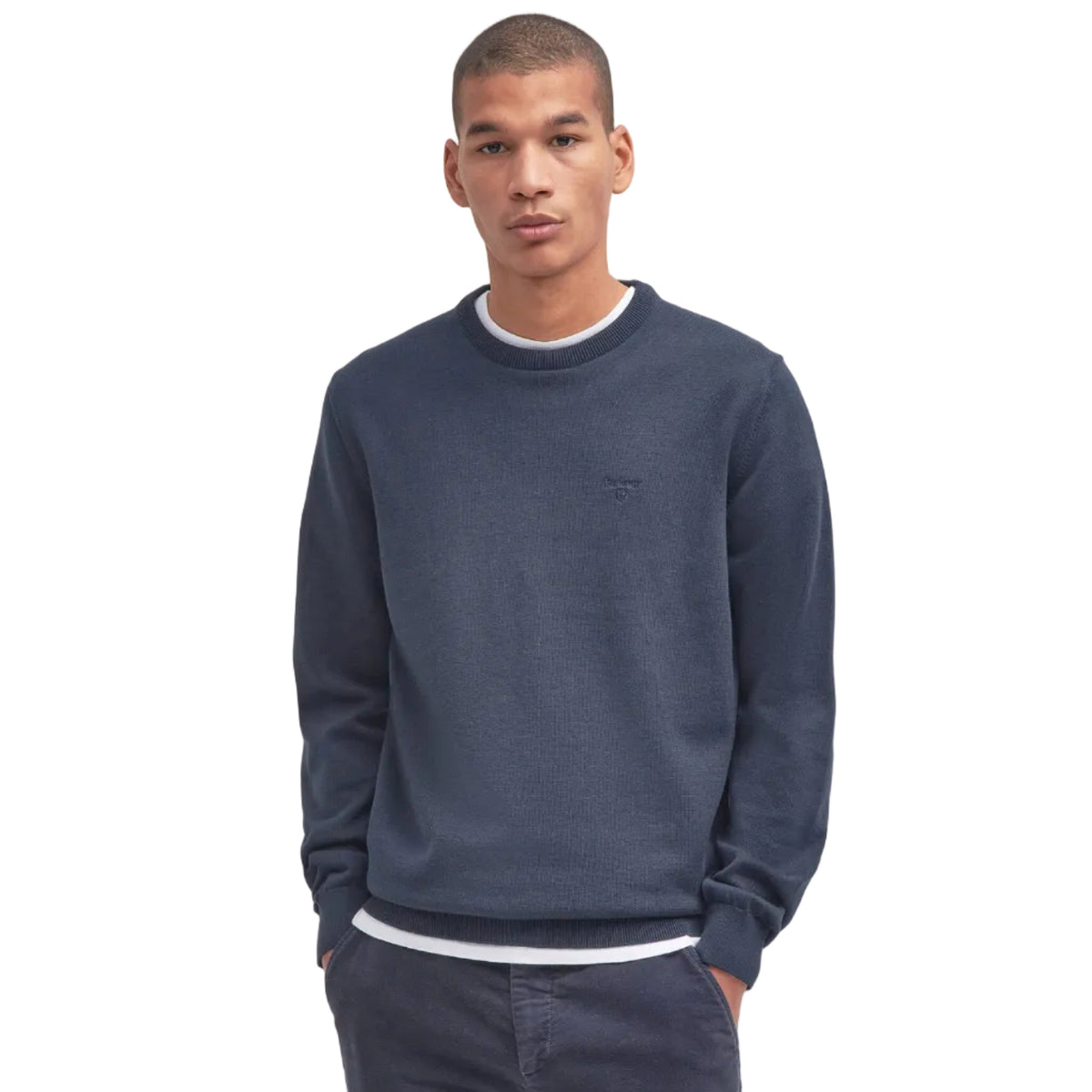 Pima Cotton Crew Neck Jumper