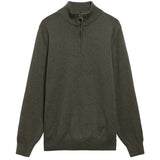 Cotton Quarter-Zip Jumper