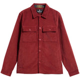 Tartan Trimmed Cord Overshirt