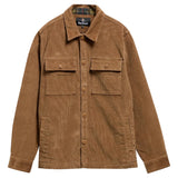 Tartan Trimmed Cord Overshirt