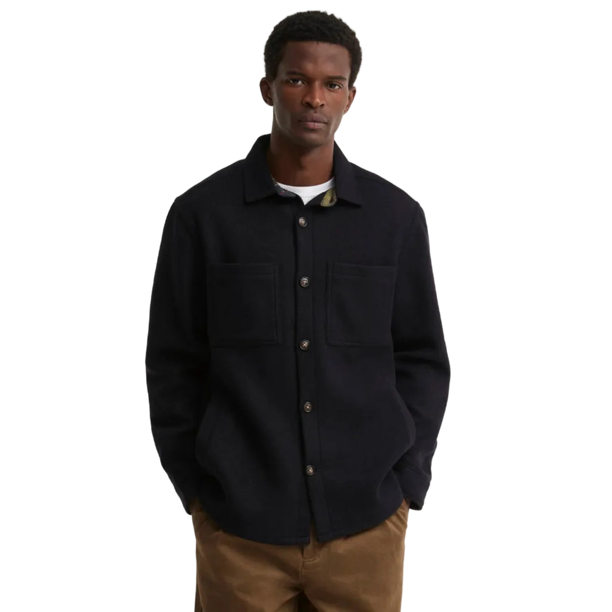 Marltown Tailored Wool-Blend Overshirt