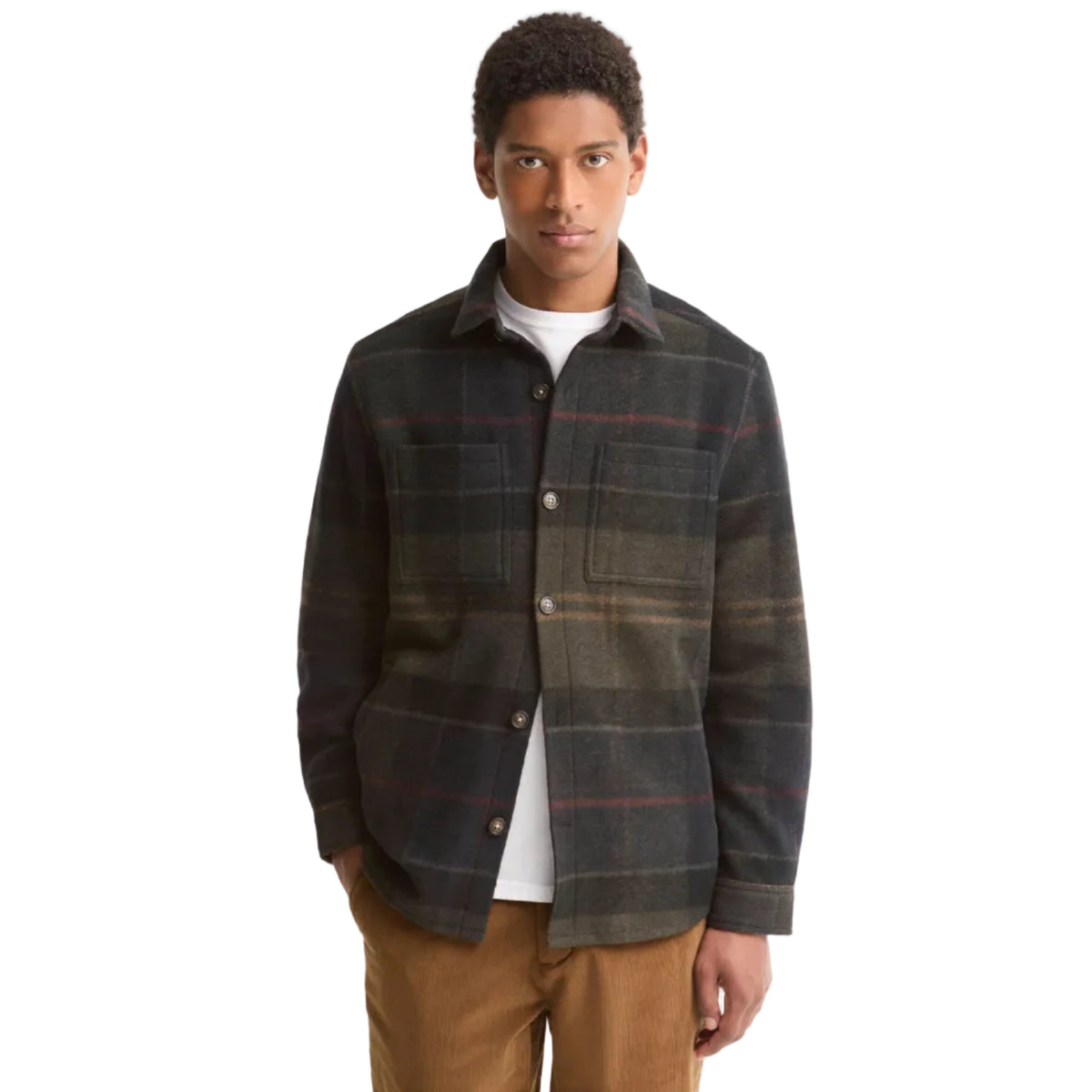 Woodlane Brushed Check Overshirt