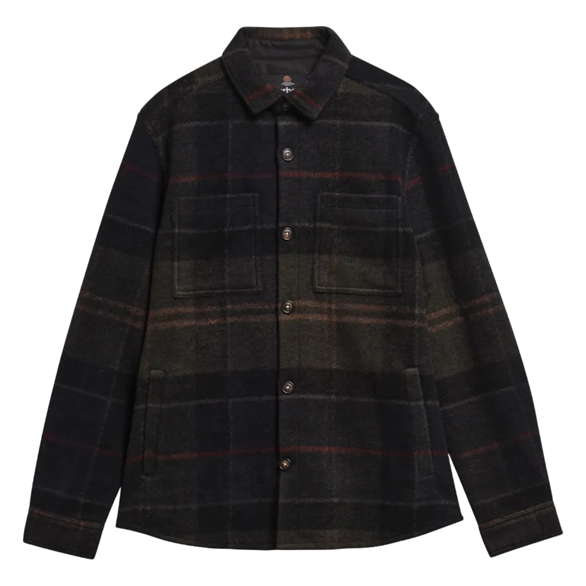 Woodlane Brushed Check Overshirt