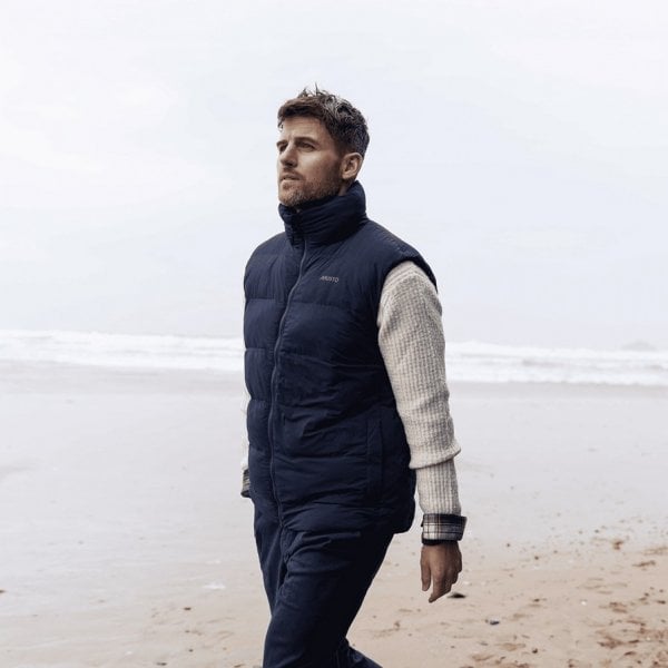 Mens Active Puffer Vest in Navy