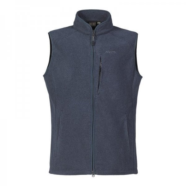 Mens Fenland Polartec Fleece Gilet in Navy