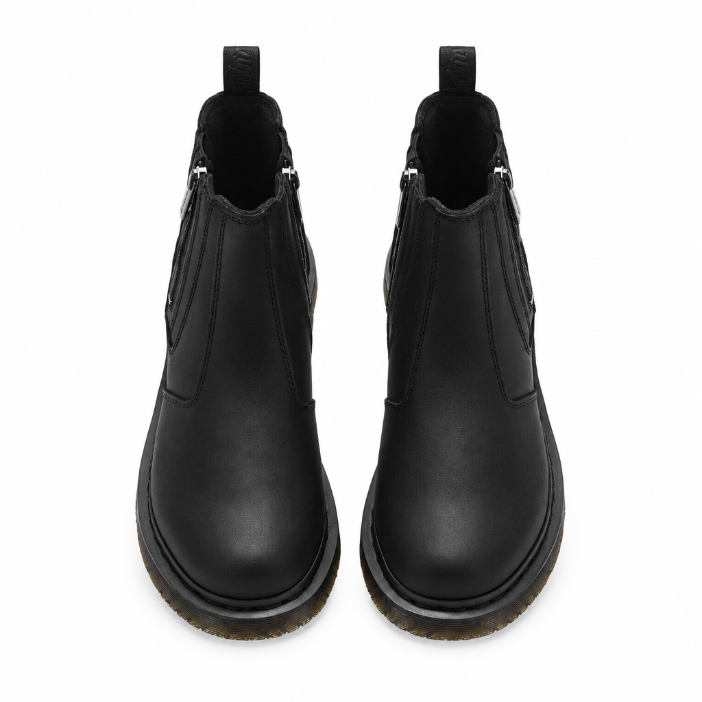 Alyson W/Zips W/P Zip Chelsea Boots in Snowplough