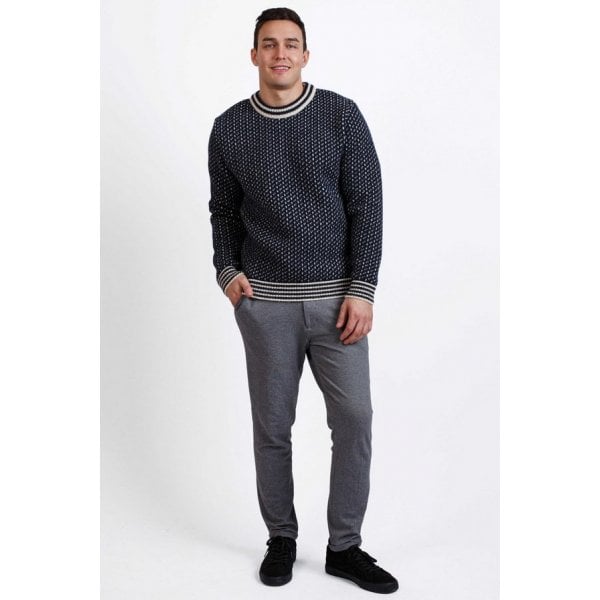Unisex Island Original Fisherman Sweater in Navy