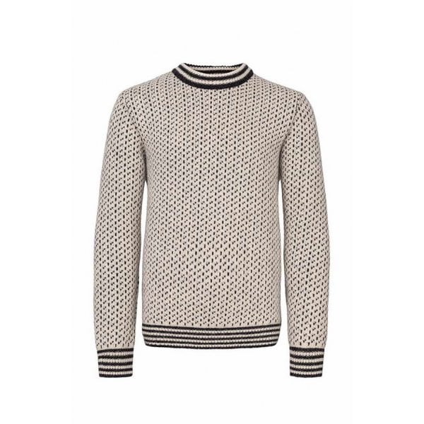 Unisex Island Original Fisherman Sweater in Off White