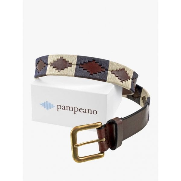 Jugadoro belt in Navy/Cream