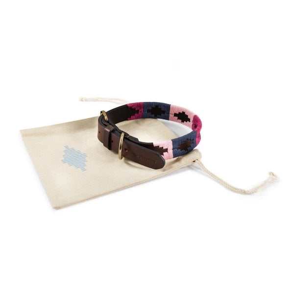 Pampa Dog Collar in Petalo