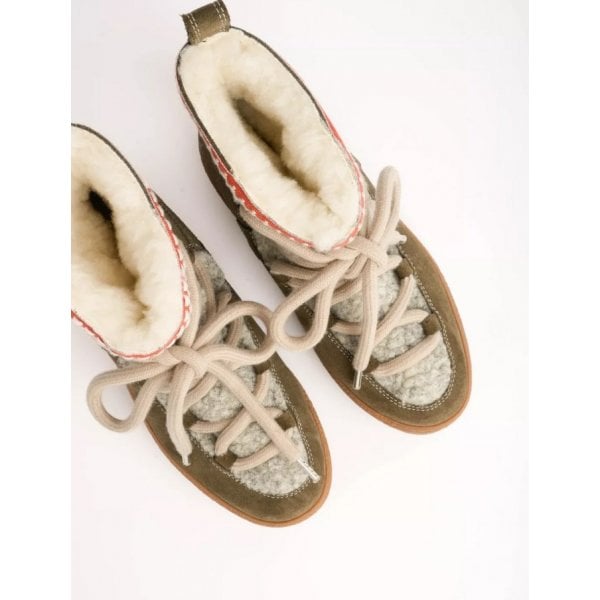 Womens Cosmos Suede Boot in Frosted Taupe