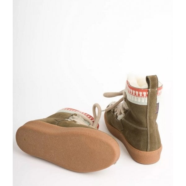 Womens Cosmos Suede Boot in Frosted Taupe
