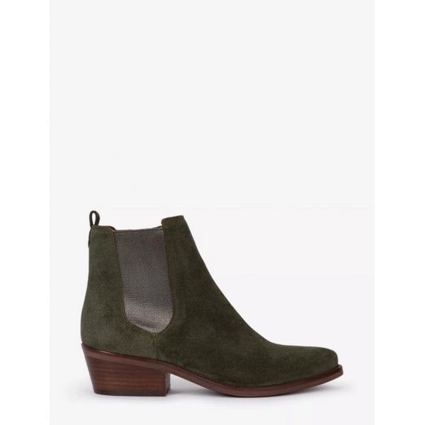 Womens Rove Suede Boot in Khaki/Pewter