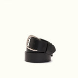 1 1/2 Traditional Belt Solid Hide Black