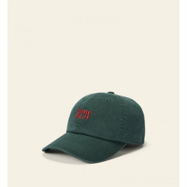 Branded Twill Cap In Pine