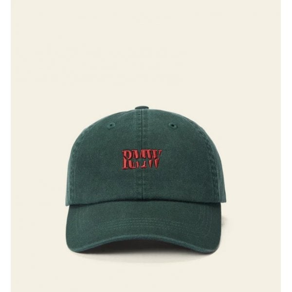 Branded Twill Cap In Pine