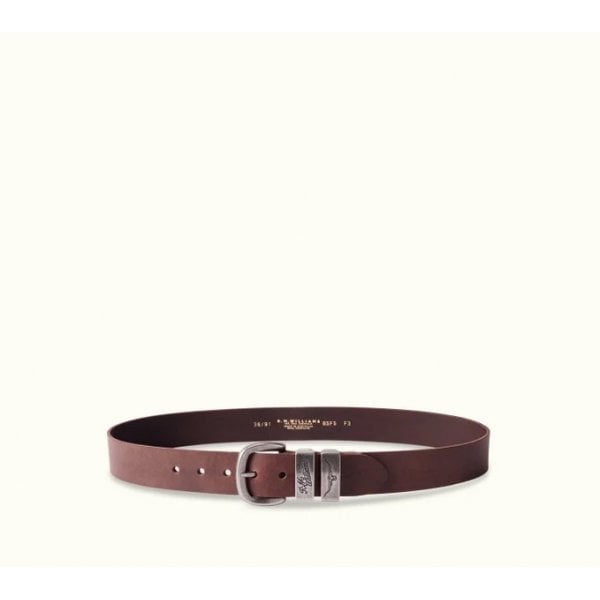 Drover Belt Crazy Horse Leather in Bark