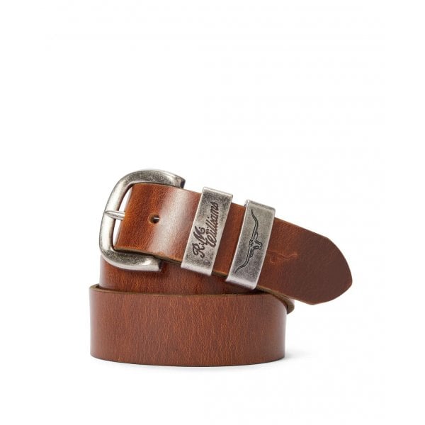 Drover Belt In Mid Brown