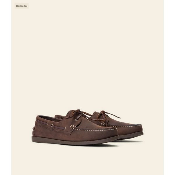Islet Moccasin in Leather Bark