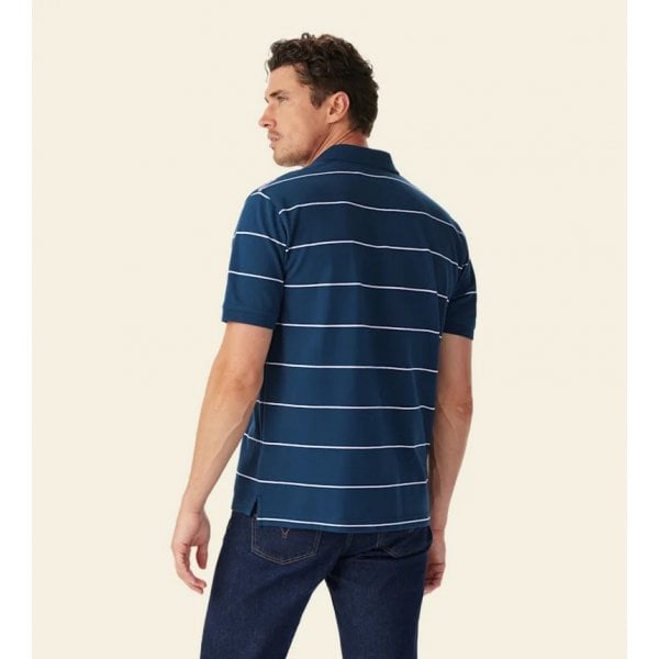 Mens Albany Stripe Polo