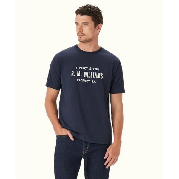 Mens Bale T-Shirt in Navy