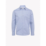 Mens Collins Shirt in White/Blue