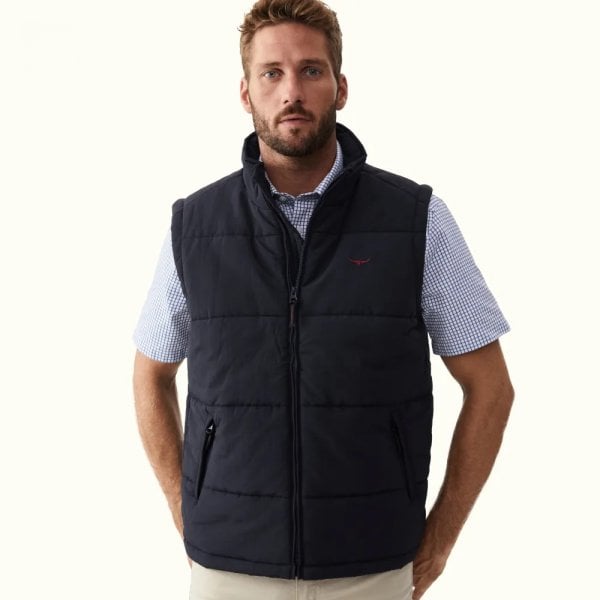 Mens Patterson Creek Vest in Navy