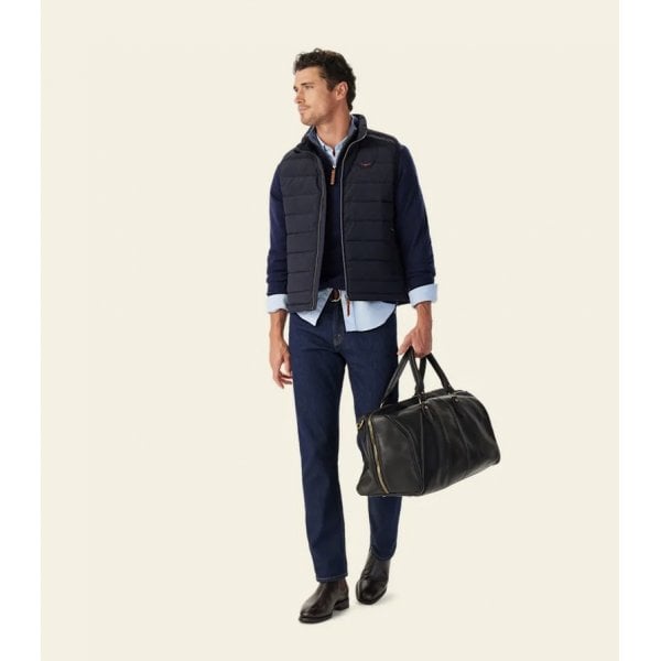 Mens Rydal Padded Vest in Navy
