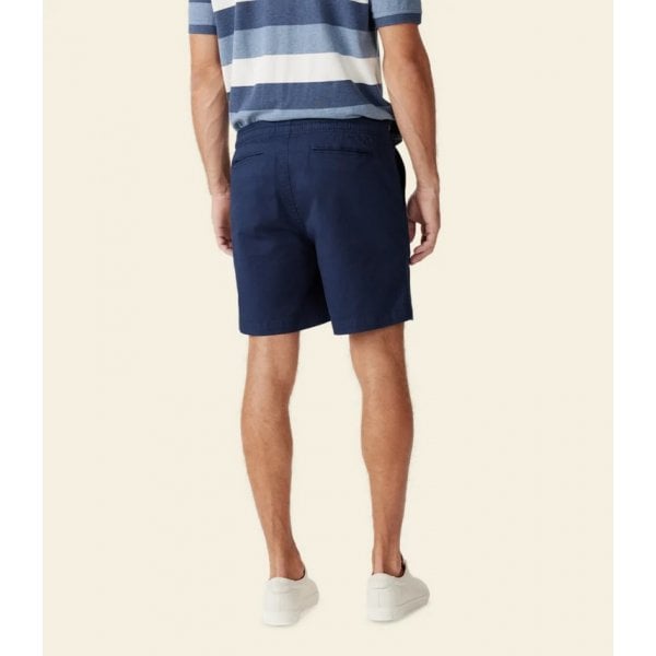 Washed Rugby Short in Dark Navy