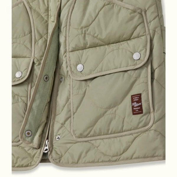 Womens Wilby Vest in Light Green