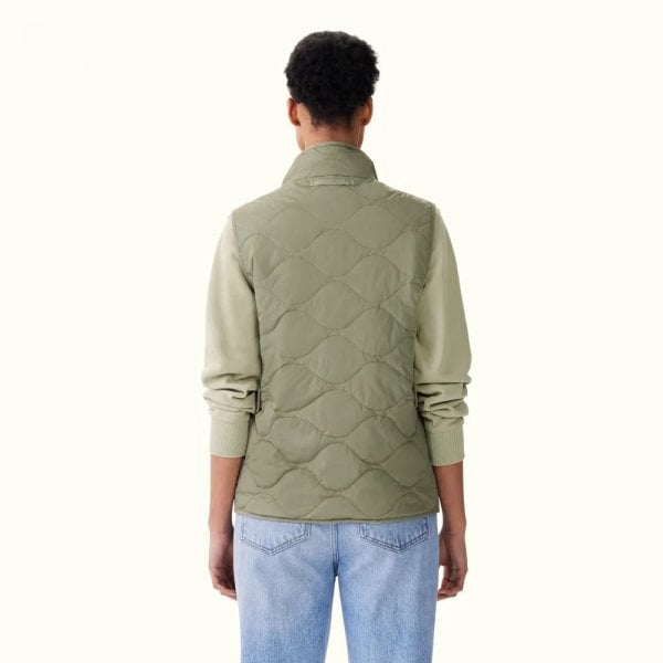 Womens Wilby Vest in Light Green