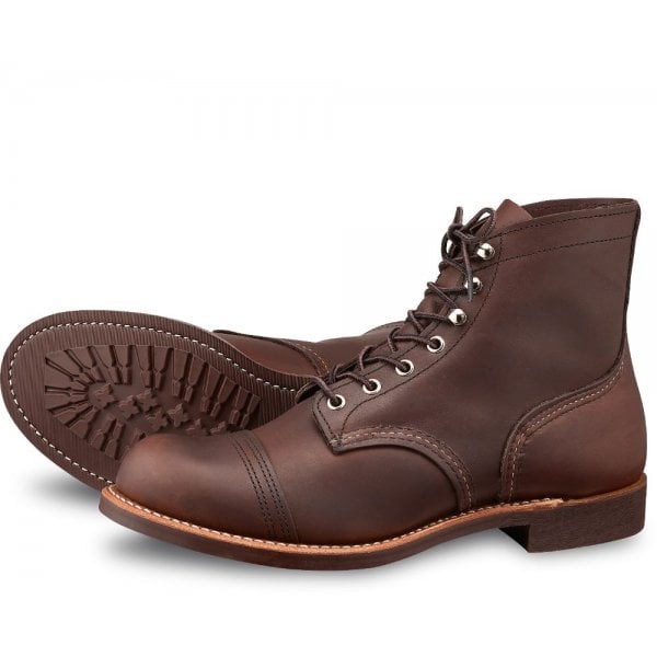 Mens 08111 Iron Ranger Boot in Amber