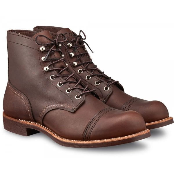 Mens 08111 Iron Ranger Boot in Amber