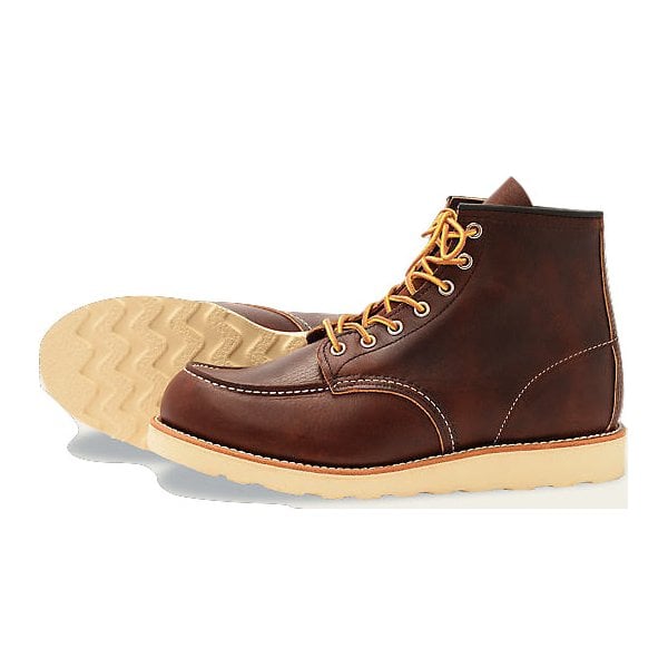 Mens 8138 Heritage Moc Toe Boot in Briar Oil Slick Leather