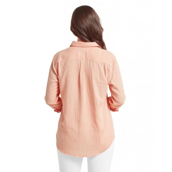 Ashdon Shirt in Coral Peach