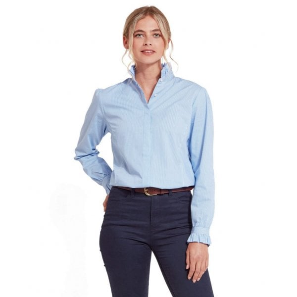 Fakenham Shirt in Light Blue Stripe