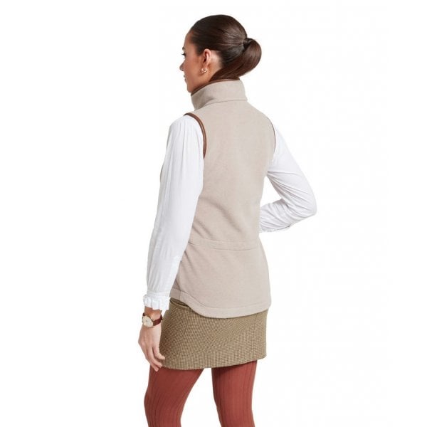 Lyndon II Fleece Gilet in Mushroom