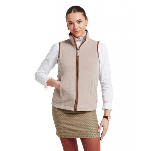 Lyndon II Fleece Gilet in Mushroom