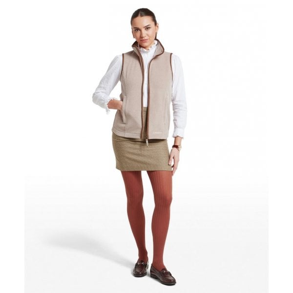 Lyndon II Fleece Gilet in Mushroom