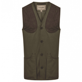 Mens All Seasons Shooting Vest in Dark Olive