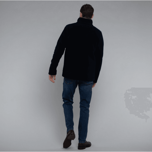 Mens Berkeley 1/4 Zip Fleece Jacket in Navy