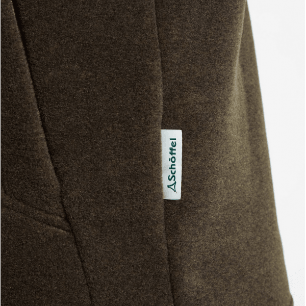 Mens Berkeley 1/4 Zip Fleece Jacket in Dark Olive