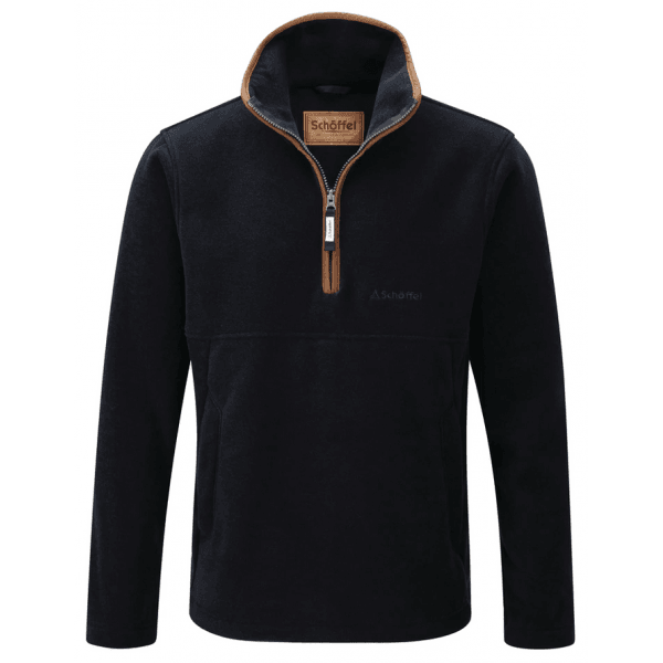 Mens Berkeley 1/4 Zip Fleece Jacket in Navy