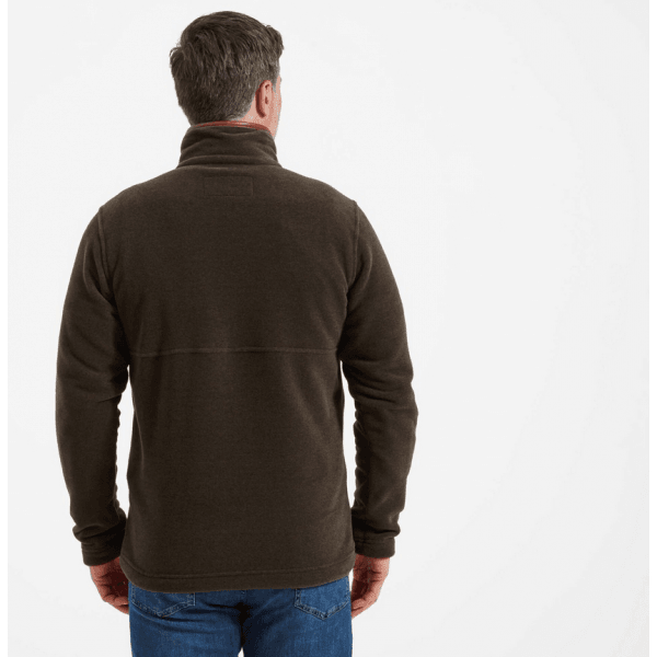 Mens Berkeley 1/4 Zip Fleece Jacket in Dark Olive